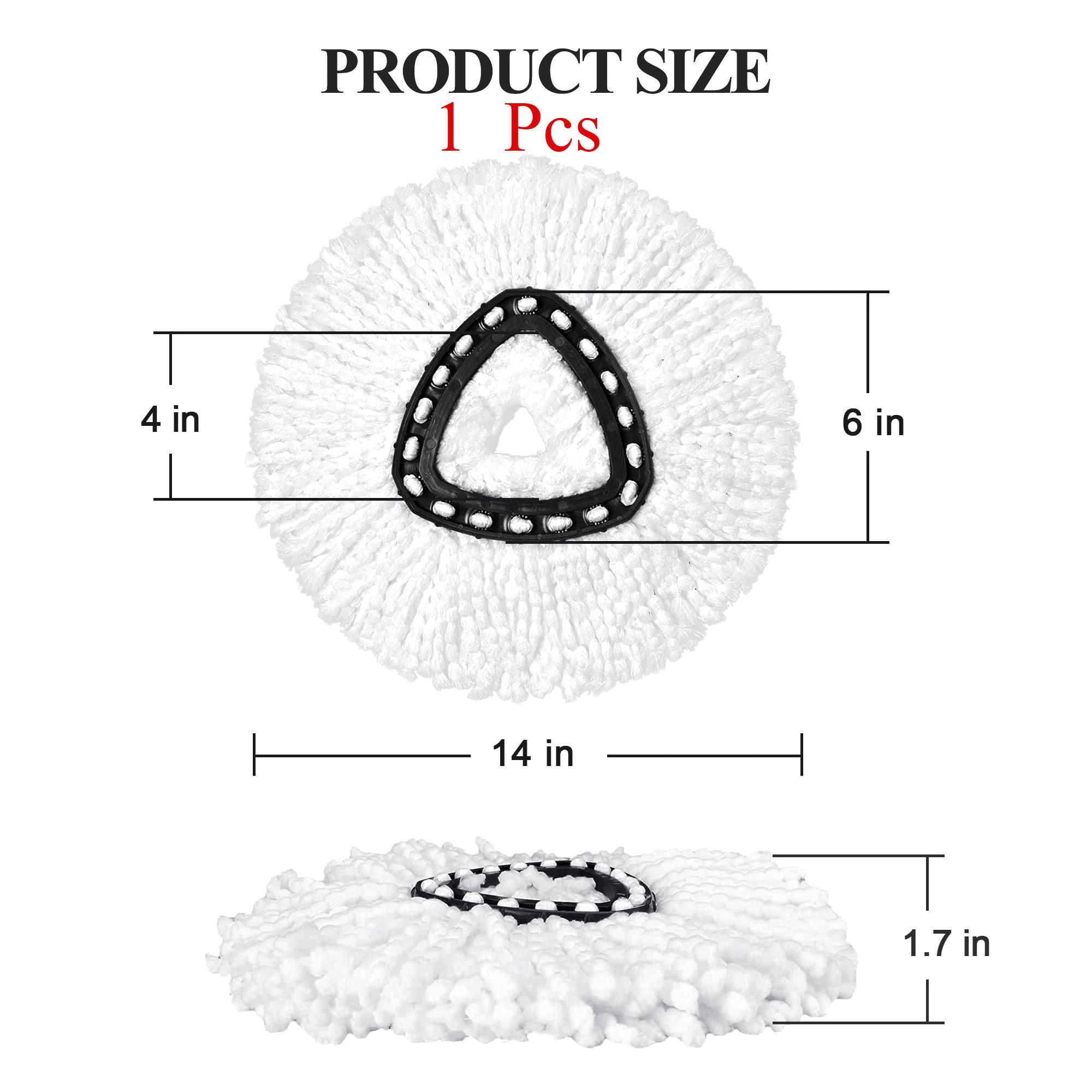 

Washable Absorbent Microfiber Mop Refills Replacement Heads Spin Mop Cloth Wet Dry Cleaning For Vileda O cedar Universal Home