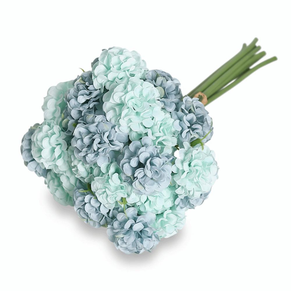 27 Heads Hydrangea Artificial Flowers Silk Petals DIY Accessories Fake Flower Photo Props Multicolor Floral Arrangement Wedding