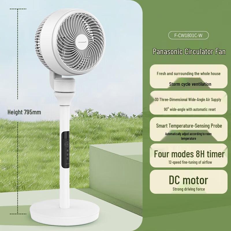 Panasonic DC Inverter Air Circulator Fan CN plug (adapter included)