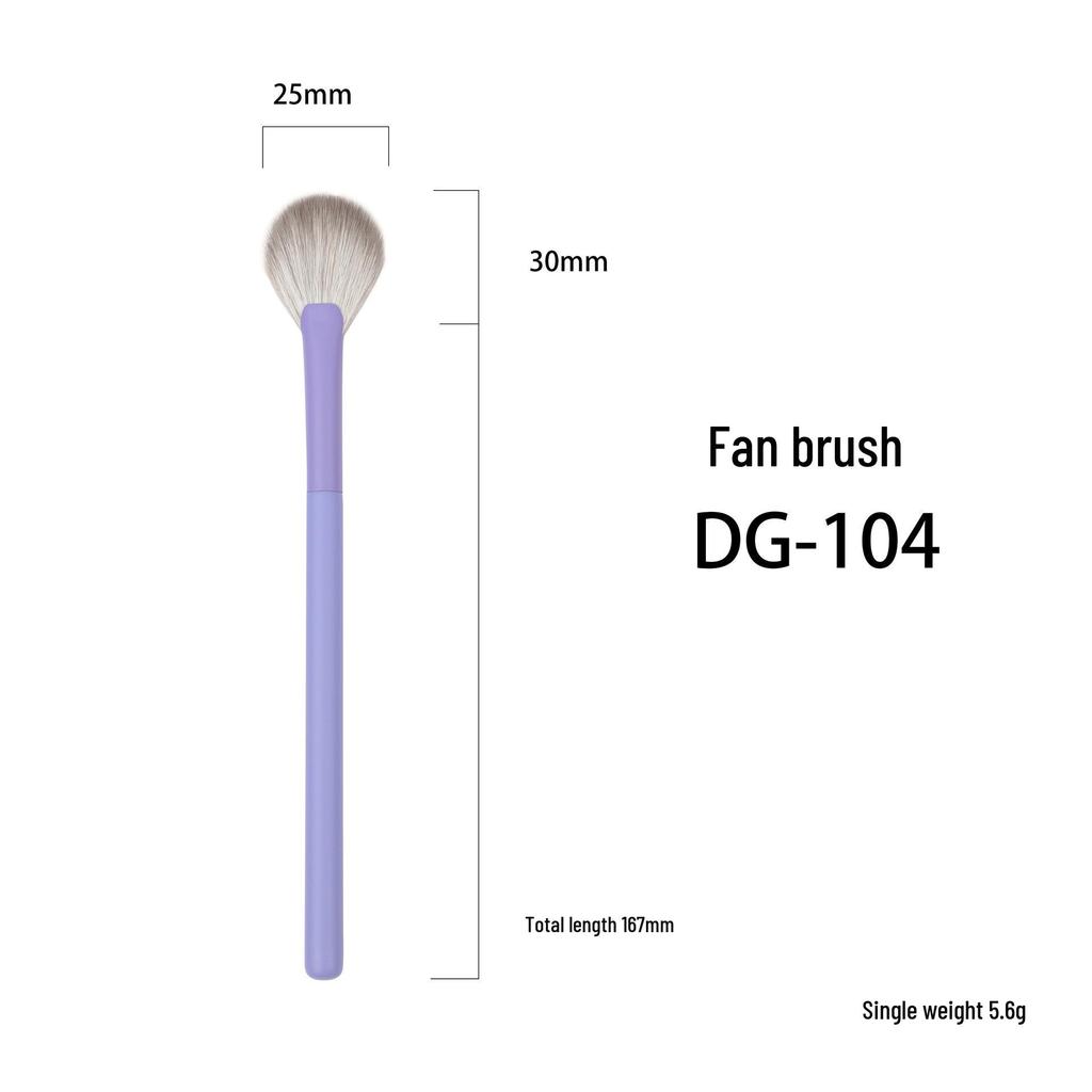 8-Piece Professional Makeup Brush Set with Soft Bristles for Powder & Eyeshadow - Premium Quality for Makeup Artists