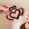 Hair Claw Hollow Heart Design Back Head Hair Clip Strong Grip Hair Clip Women Hair Styling Tool Hair Accessory