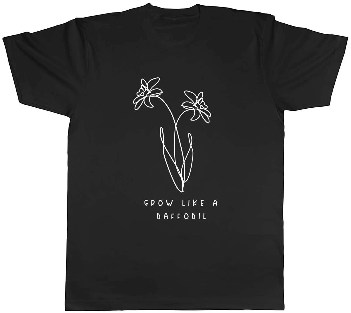 Grow like a Daffodil Mens Unisex T-Shirt Tee M