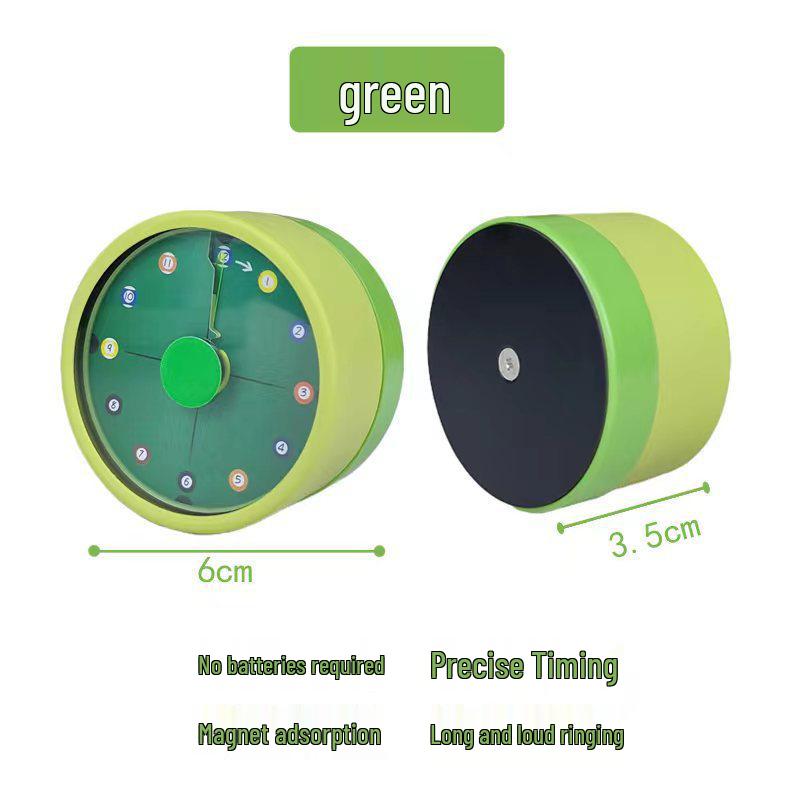 Magnetic Stainless Steel Countdown Timer: Kitchen & Student Time Management Tool with Alarm.