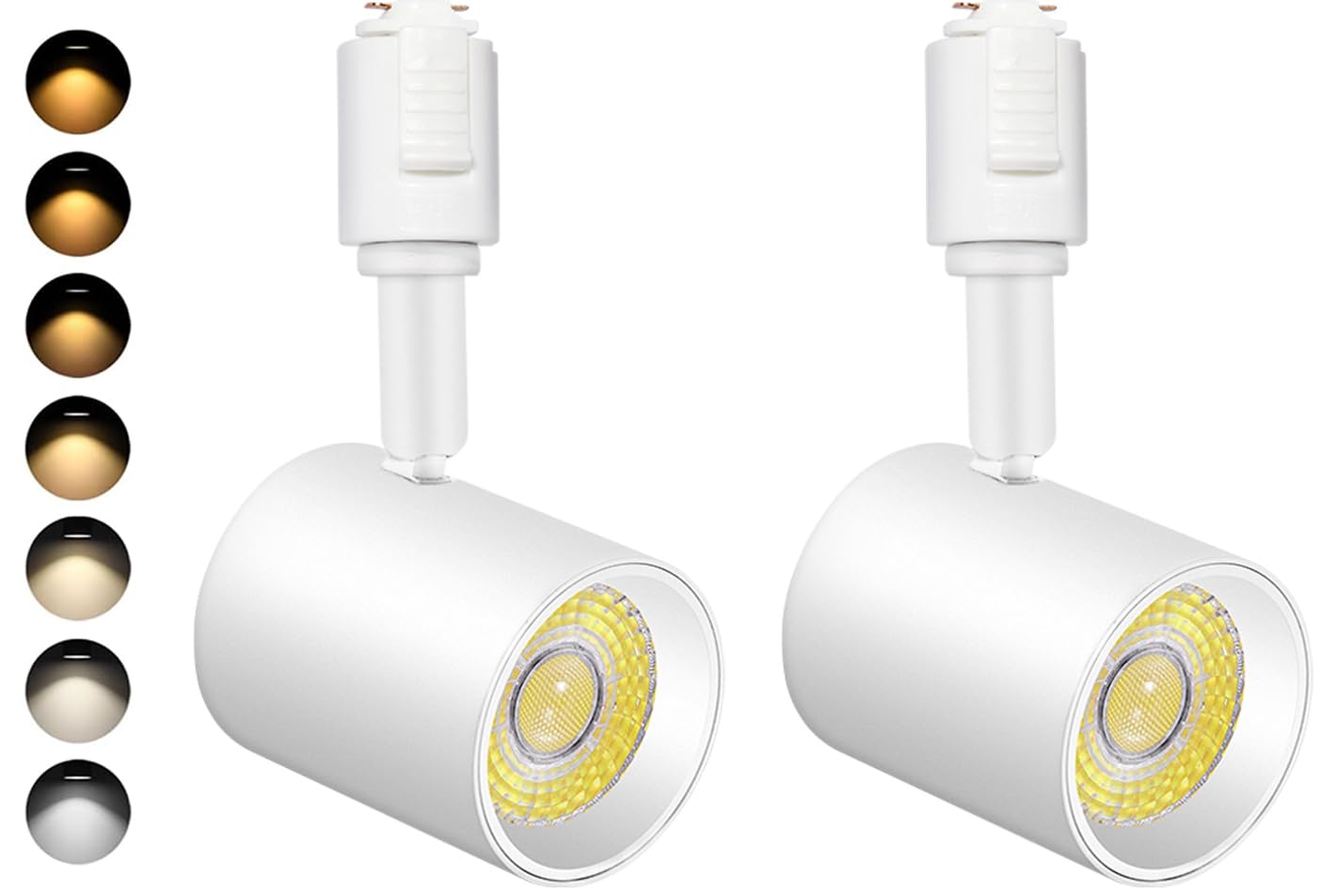 

TuyuBEE 5-Color Adjustable Track Light, 10W Integrated LED Light (85W Equivalent), Bright Track Light, High Color Rendering CRI90+, 2700K-6000K,