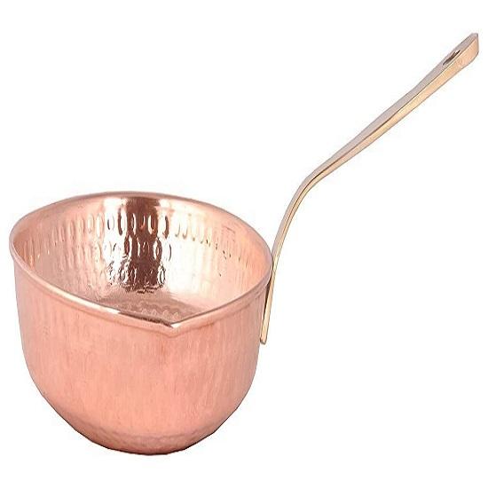 

Indian Traditional Copper Food Frying Fry Pan For Hotel & Restaurant 850 Ml