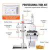 Essential Oil Distillation Kit, 500ml Distillation Apparatus, 3.3 Boro Lab Glassware Distillation Kit with 1000W Heating Plate and 24, 40 Joint, 33