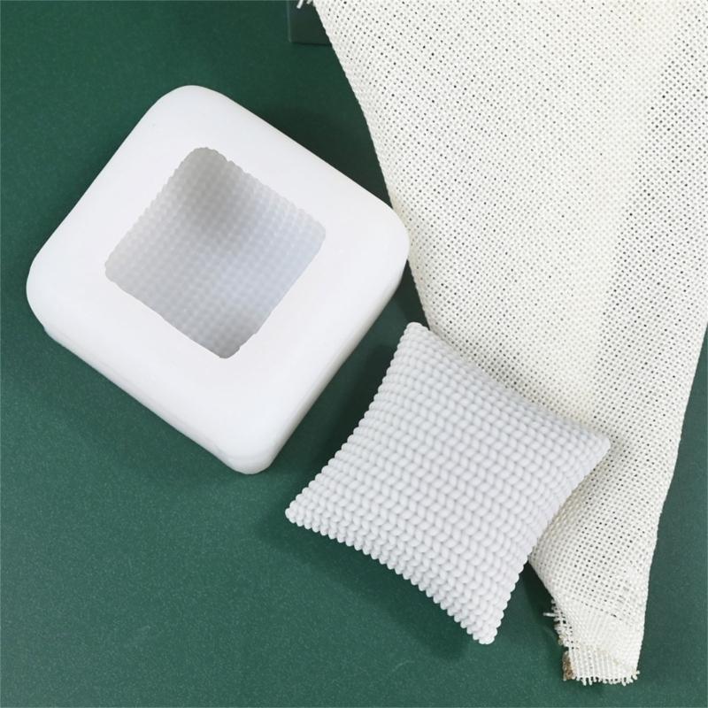 Food Grade Silicone Braided Pillow Molds Crafting Essential For DIY Dessert Soaps Easy Releases Design Baking Mould