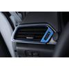 Fit For Honda Accord 2018- Blue Titanium Console L&R Air Outlet Vent Trim