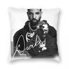 Drake Aubrey Drake Graham Square Pillowcase Polyester Linen Velvet Creative Zip Decorative Throw Pillow Room Cushion Cover x
