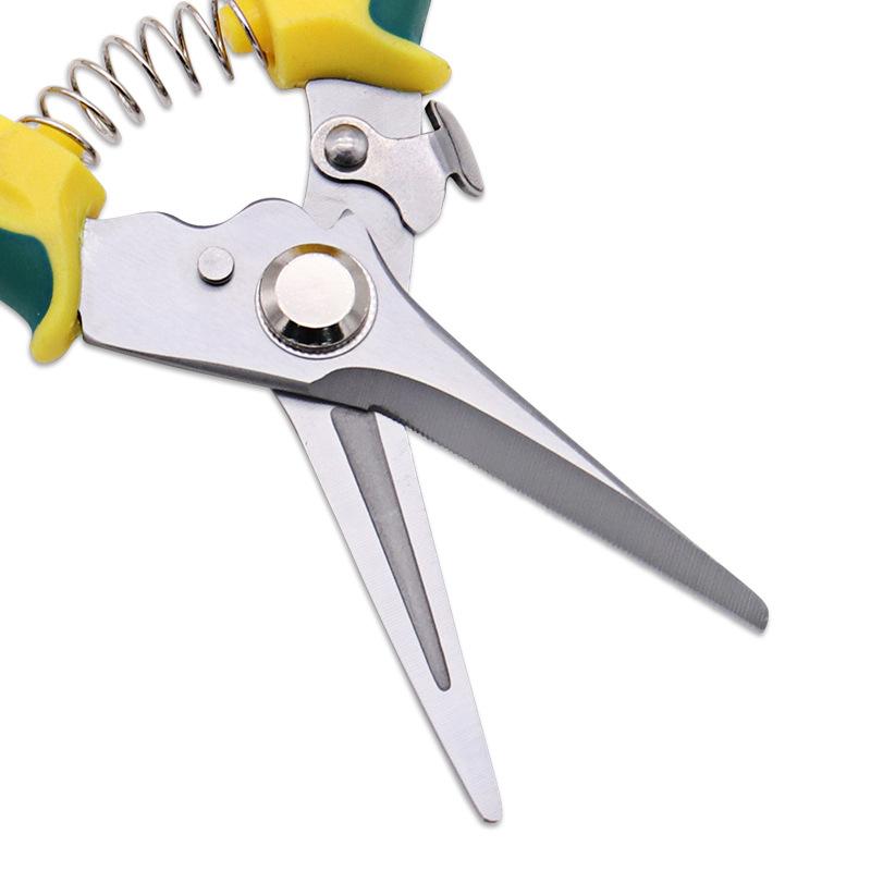 Pruner Garden Scissors Professional Sharp Bypass Pruning Shears Tree Trimmers Secateurs Hand Clippers For Garden Beak Scissors