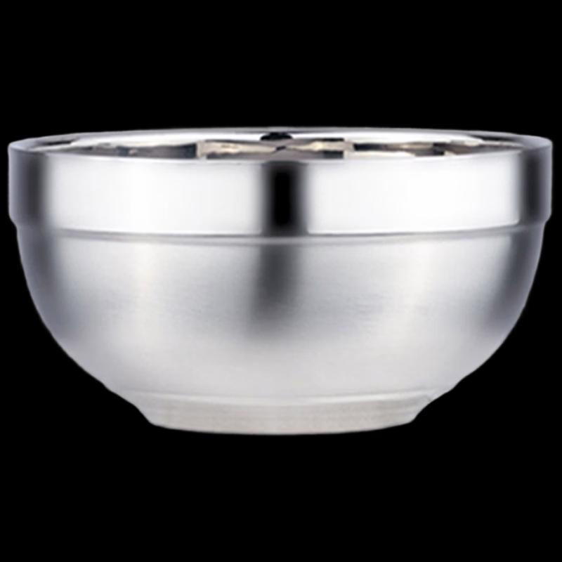 LIJIA KITCHENWARE Double-Layer Insulated Stainless Steel Bowl