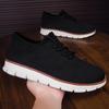 Men's Summer Breathable Mesh Brogue Flyknit Sock Shoes - Casual & Comfortable