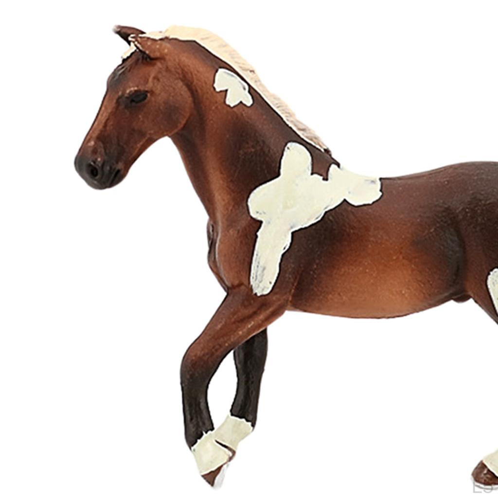 Plastic Animal Figure Competition Horse Figurine Statue for Children