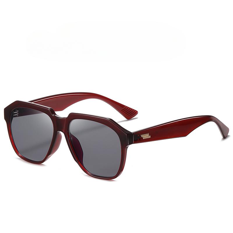 New Trendy Sunglasses All-Match Tr Frame Sunglasses Men and Women Fashionable Large Frame Sunglasses