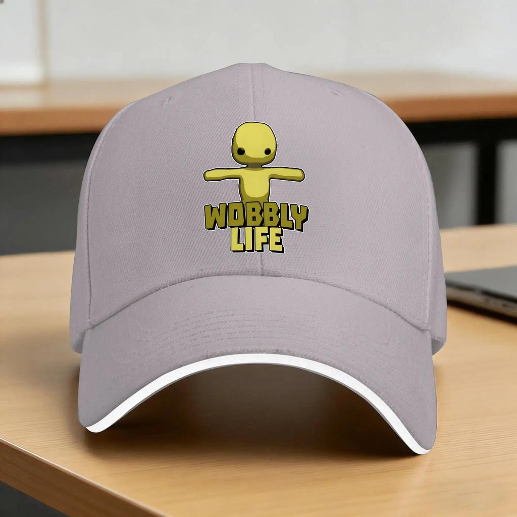 Wobbly Life Casual Baseball Cap Summer Trucker Hat Hot Sale Kpop Rock Hip Hop Hats Unisex Adult Vintage Baseball Caps