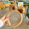 Capybara Headbands Cosplay Doll Headwear Hairbands Hair Claw Makeup Washing Face Hairbands Birthday Party