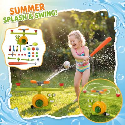 Children's Outdoor Sprinkler: Rotating Automatic Spray Head Yard Water Play Toy