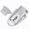 10/1PC Duck Beak Spring Buckle Stainless Steel Door L Lock Hasp Latches Wooden Box Furniture Cabinet Door Spring Buckles Clamps