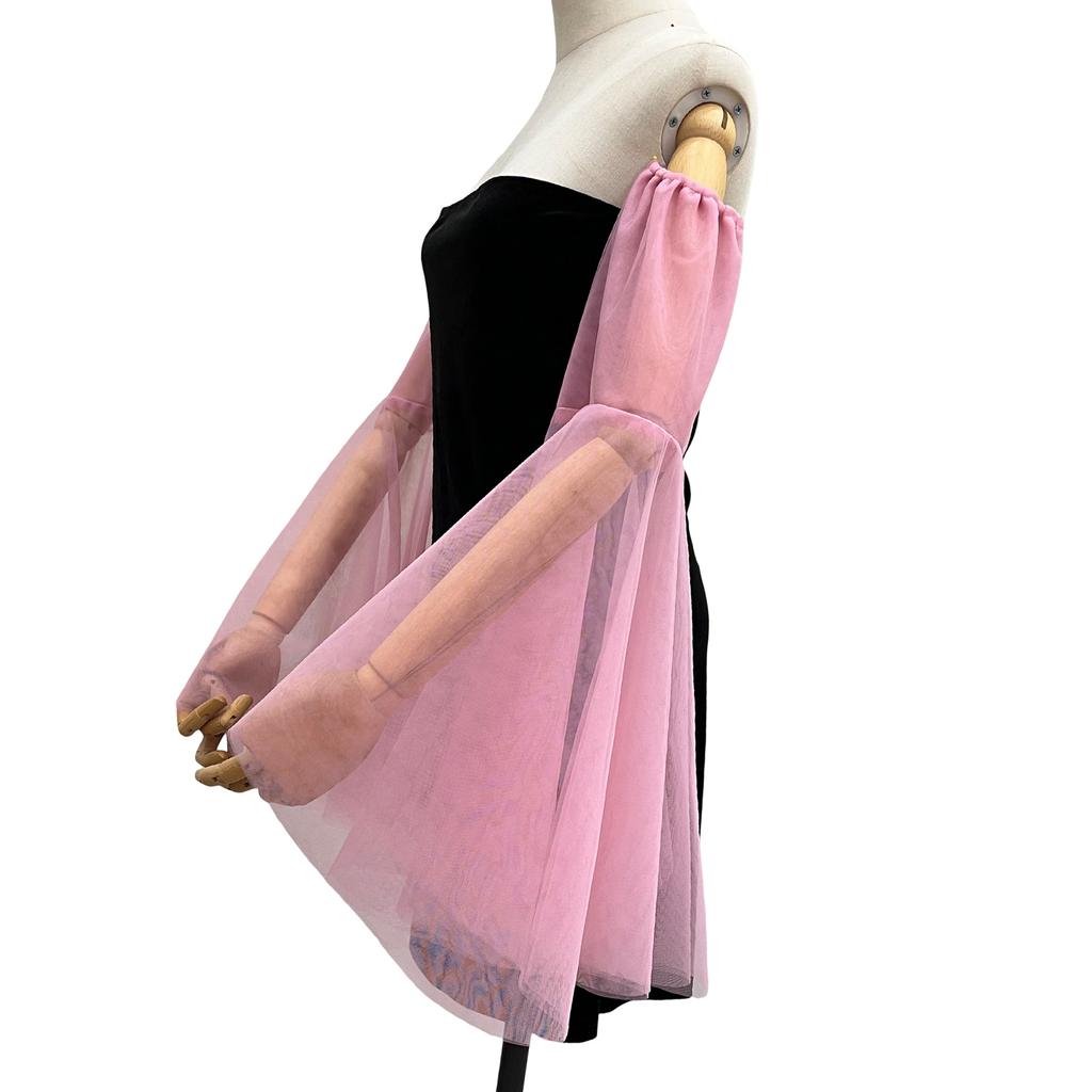 Elegant Sheer Bridal Arm Sleeves for Women with Flared Designs Perfect for Weddings Dress and Formal Event Armwear
