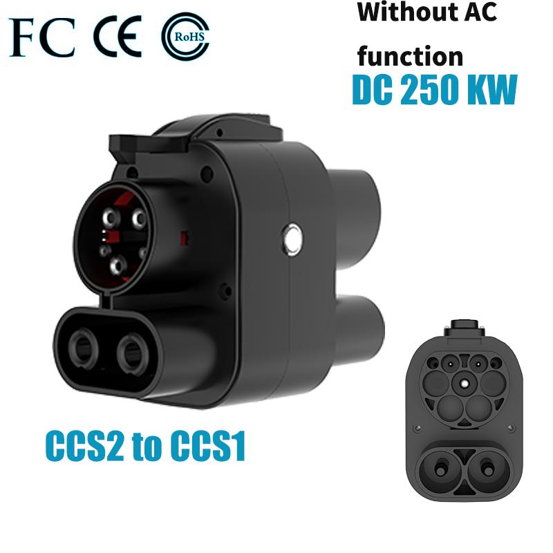 Unirise CCS2 to CCS1 DC Adapter From CCS2 Charger to CCS1 EV CCS2 to CCS1 Electric Vehicle Charger DC Fast Ev Charging Adapter CCS2 to CCS1 DC