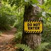 Do Not Enter Sign,11.81×7.87In Keep Out No Entry Sign,Indoor/Outdoor,Fade/Weather Resistant Easy to Install Warning Sign