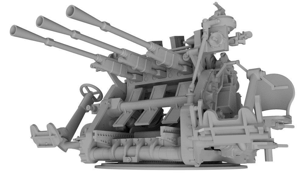 Pit-Road 1/35 Grand Armor Series Japanese Navy Type 96 25mm Triple Machine Gun Plastic Model Kit G47
