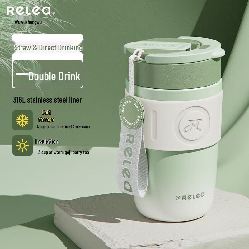 

WUBISHENGWU Insulated Coffee Water Bottle