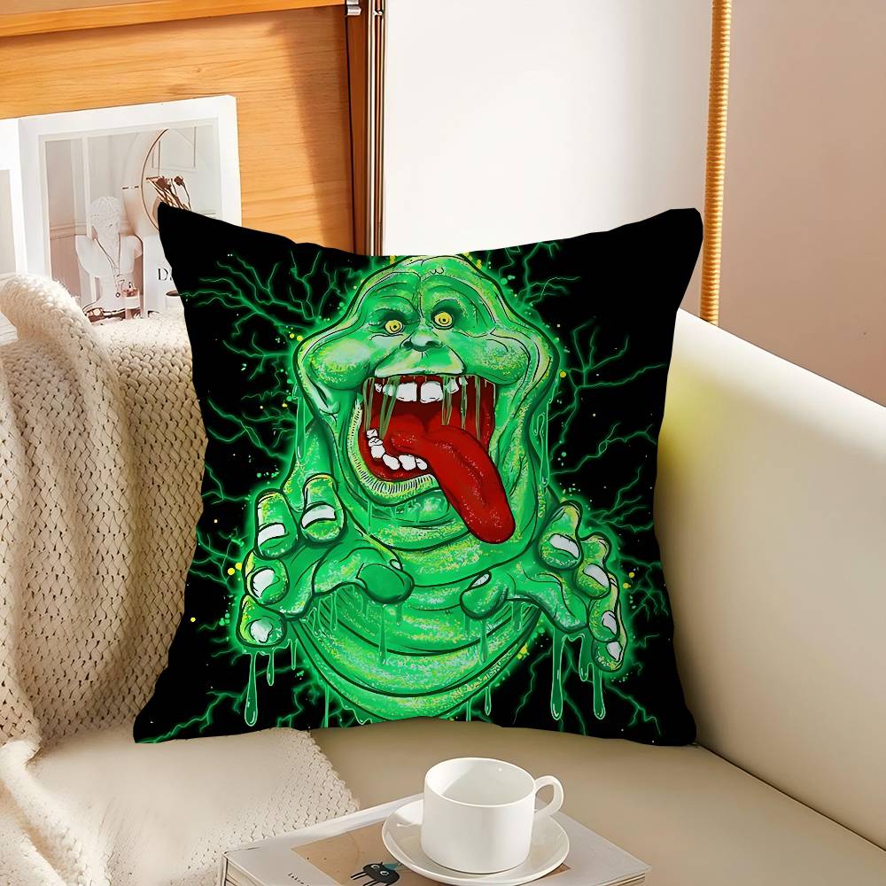 Halloween Skräck Spöke Cool Grön Monster Kuddfodral Design Kuddfodral Dekor Högtidsdekoration
