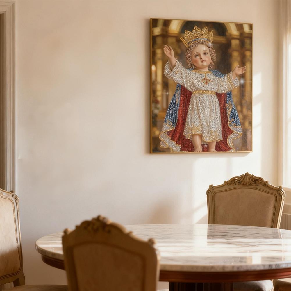 5D Diamond Art Painting Kits For Adults,religious Themes Special Shape Crystal Diamond Partial HandmadeKits For Home Decor R9U4