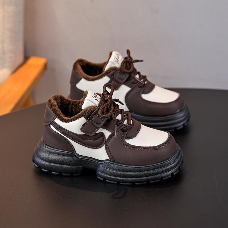 winter children s shoes children s warm and fashionable casual sports shoes men s cotton shoes women s running warm shoes 37