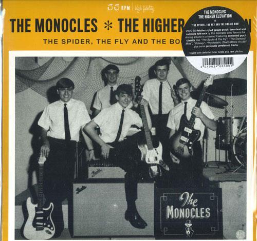 LP Record MONOCLES & HIGHER ELEVATION - Spider, The Fly & The Boogie Man OSR031 Out-Sider 2015 Spain Rock