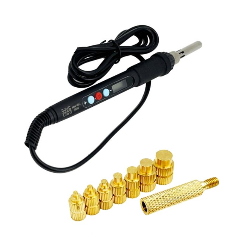 Strong Heat Activated Fasteners with Not Coating Threaded Inserts set for Circuitry Maintenance & DIY Projects