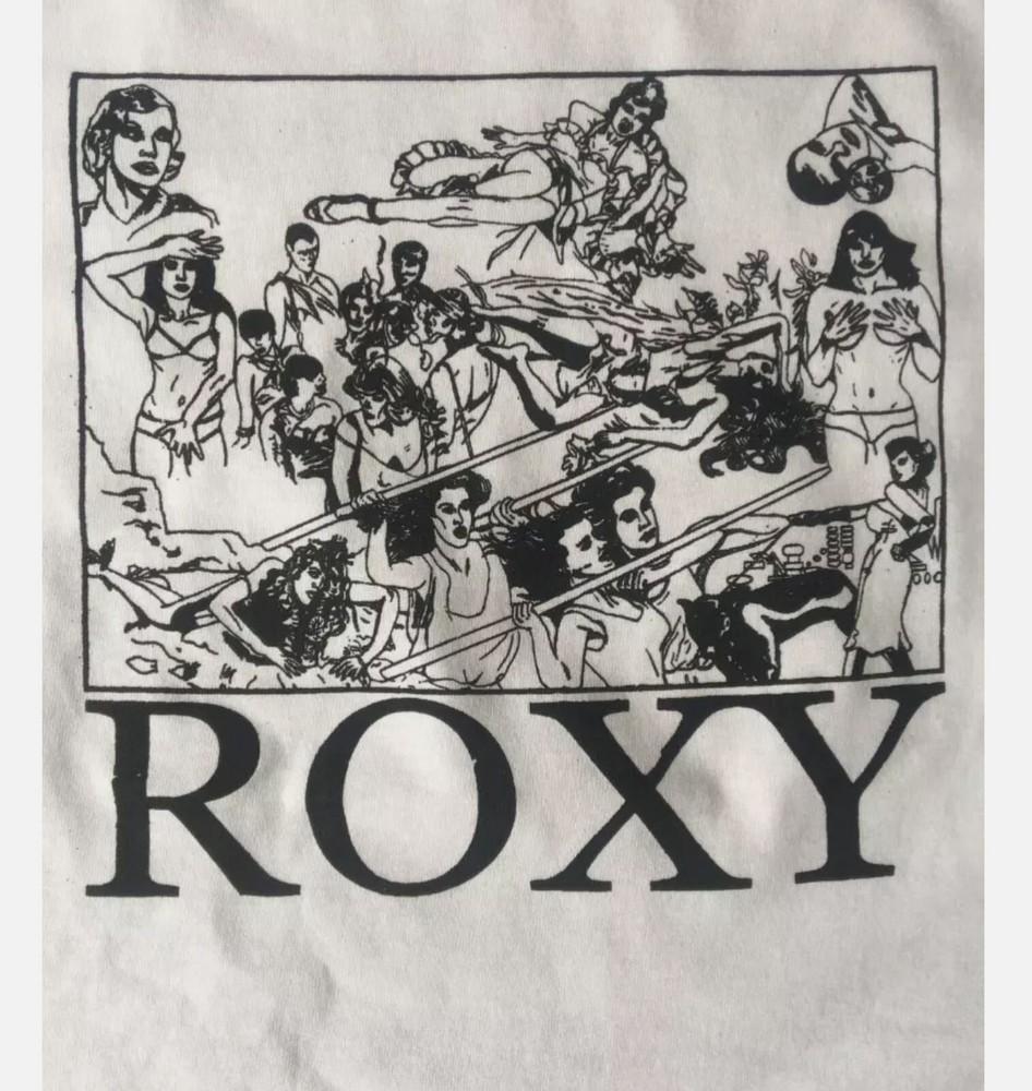

Винтажная футболка группы Roxy Music Размер S M L 2345XL Хлопок Белый Унисекс Футболка L
