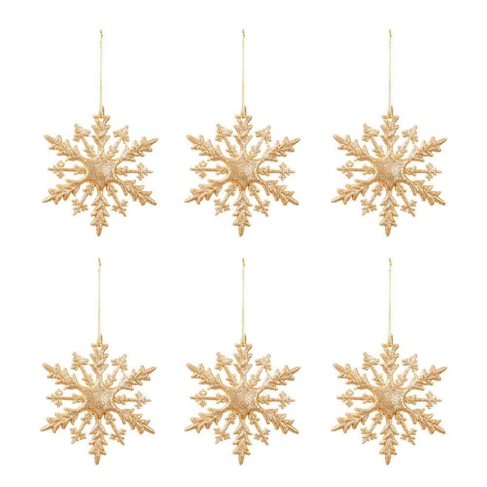 6PCS Long-Lasting Christmas Tree Pendant Lightweight Xmas Decoration Holiday Season