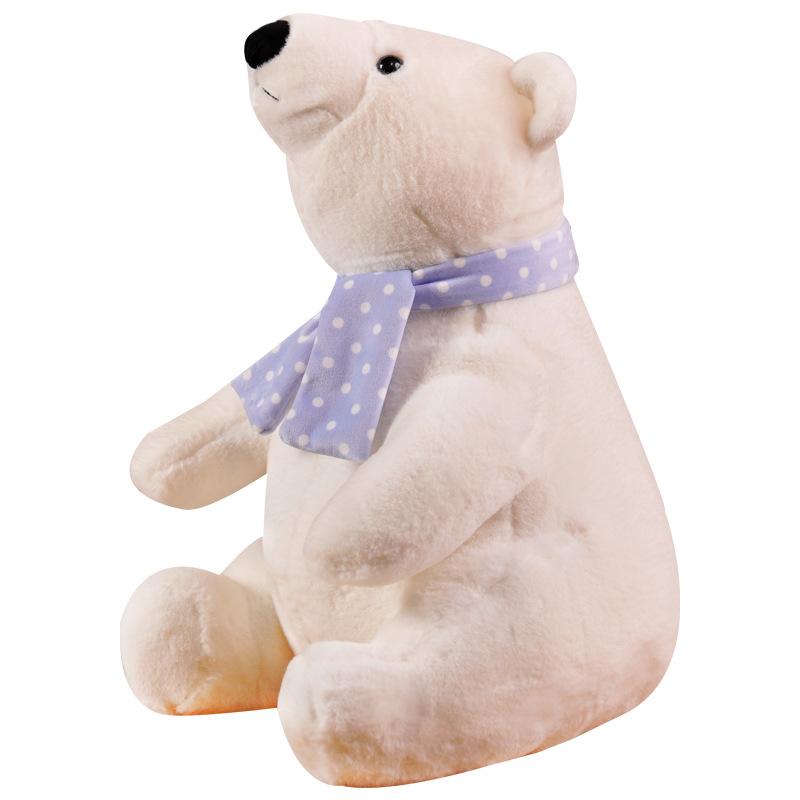 Peluche Orso Polare, Orsacchiotto Jumbo Morbido di Peluche, Grande Cuscino Coccoloso per il Sonno e il Comfort dei Bambini, Regalo di Compleanno per Bambine