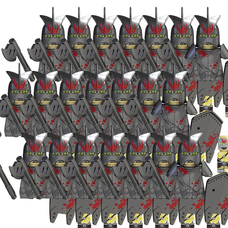 Medieval Movie Knights Building Blocks Toys Lord Ring Figure Bricks Toy Christmas Birthday Gifts