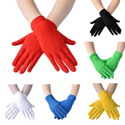 Bühnenhandschuhe, kurz, schützend, bequem, für Damen, einfarbig, Tanzhandschuhe, Kostümzubehör
