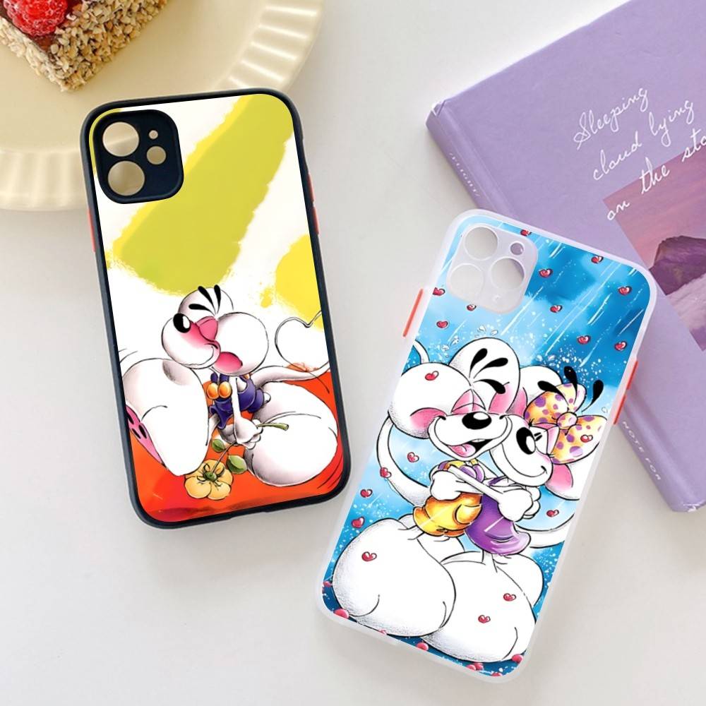 Anime Cartoon D-DiddlS For IPhone 16 15 14 Plus 13 12 11 Pro Max X XS MAX Translucent Matte Shockproof Cover
