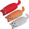 Cat Catnip Toys 3 Pack Cat Plush Teeth Cleaning Toys for Indoor Cats Kittens- Creative Scratch Chewing Toy