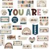 Boho Affirmation Station Bulletin Board Set Positive Posters for Classroom Decor Motivational Affirmations Accents Cutouts for Back To School