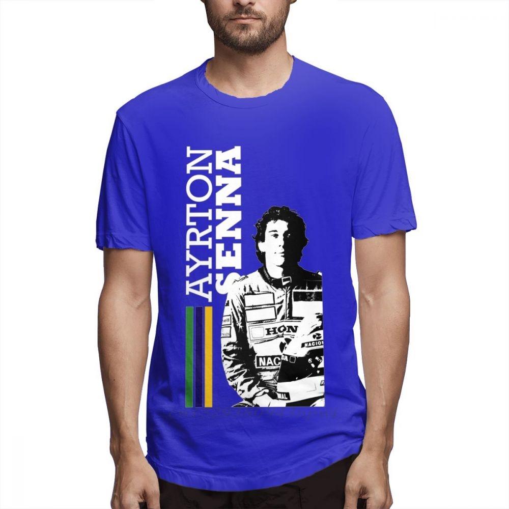 Car Fans Ayrton Senna T Shirt For Unisex 2020 New Arrival Unisex Quality Short Sleeve Cotton Xs3xl Tshirt Slim Fit Streetwear