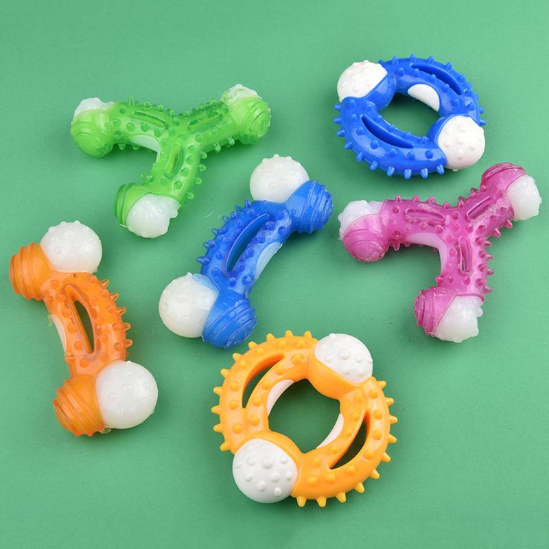 Pet Chewing Toy Resistance To Bite Dog Toy Puppy Teeth Cleaning Chew Training Toys Dental Care Dogs Molar Interactive Toy