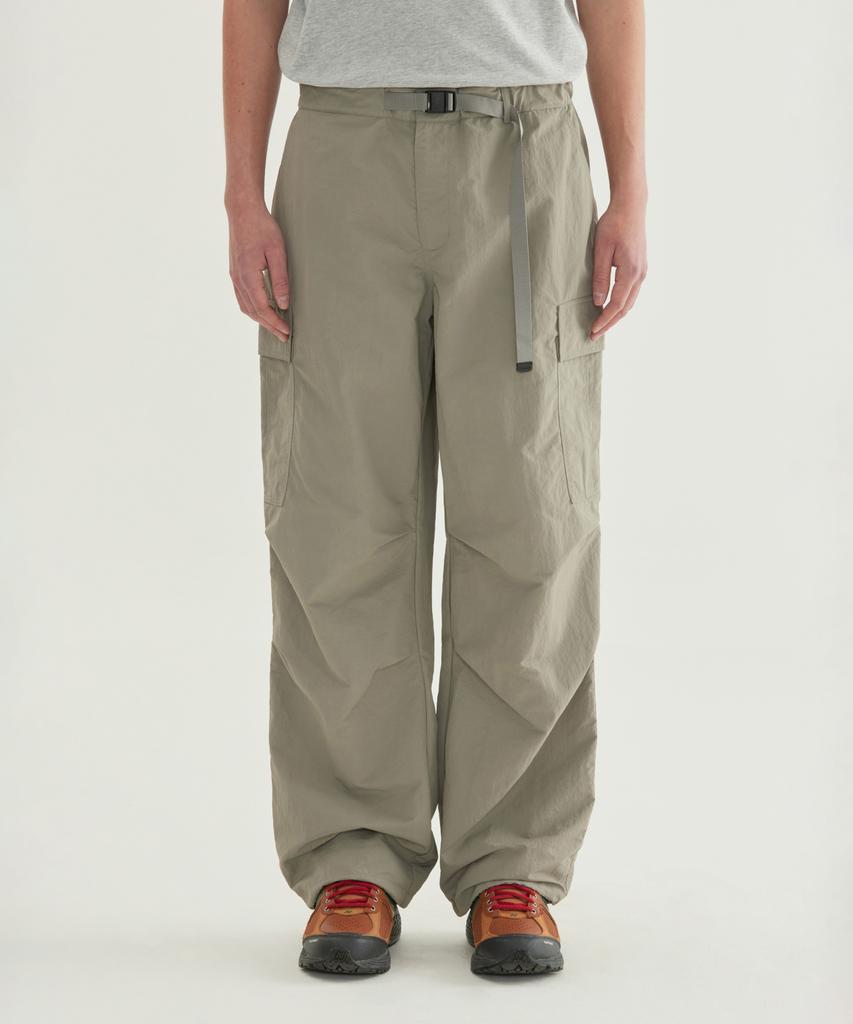 COVERNAT Wide Nylon Cargo Easy Pants Black