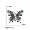 Rhinestone Butterfly Brooches for Women Unisex Enamel Insect Pins Banquet Party Backpack Gifts Jewelry Accessories