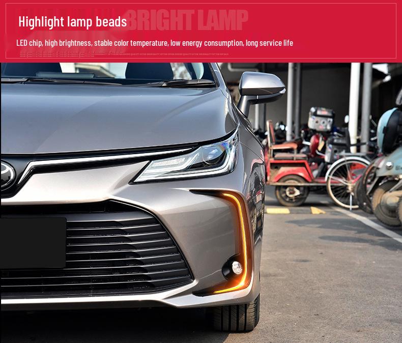 LED Sequential Turn Signal Daytime Running Lights for 19-21 Corolla