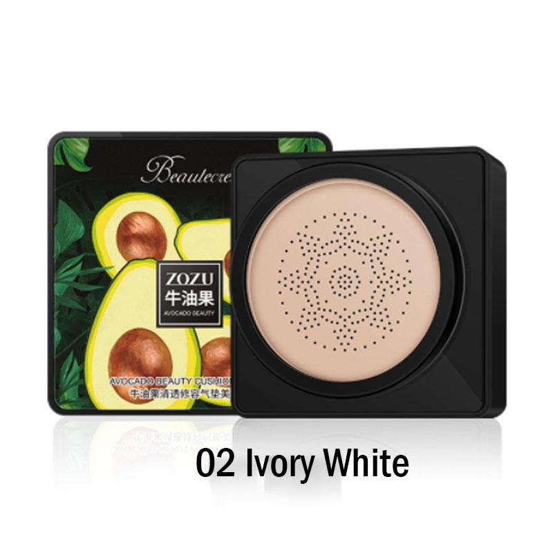 Avocado Oil Control Beauty Cream Whitening and Concealer Liquid Foundation Long Lasting Waterproof Mushroom Cushion Bb Cream