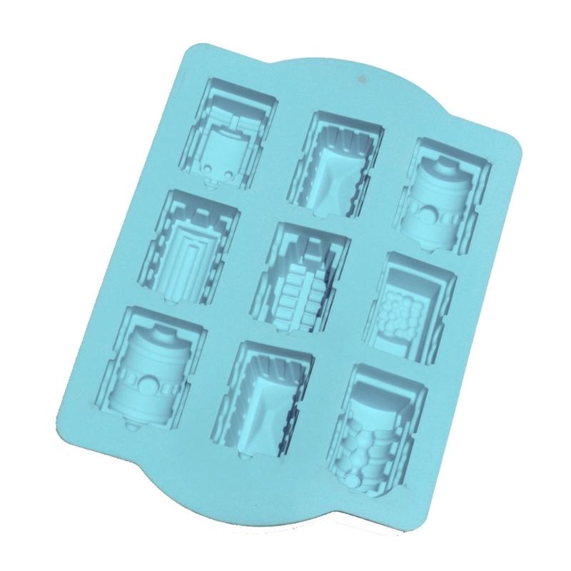 Small Train Cake Molds Nonstick Train Cake  Baking Molds for Soap Silicones Soap Molds Kid Shower Supply DIY Crafts 1