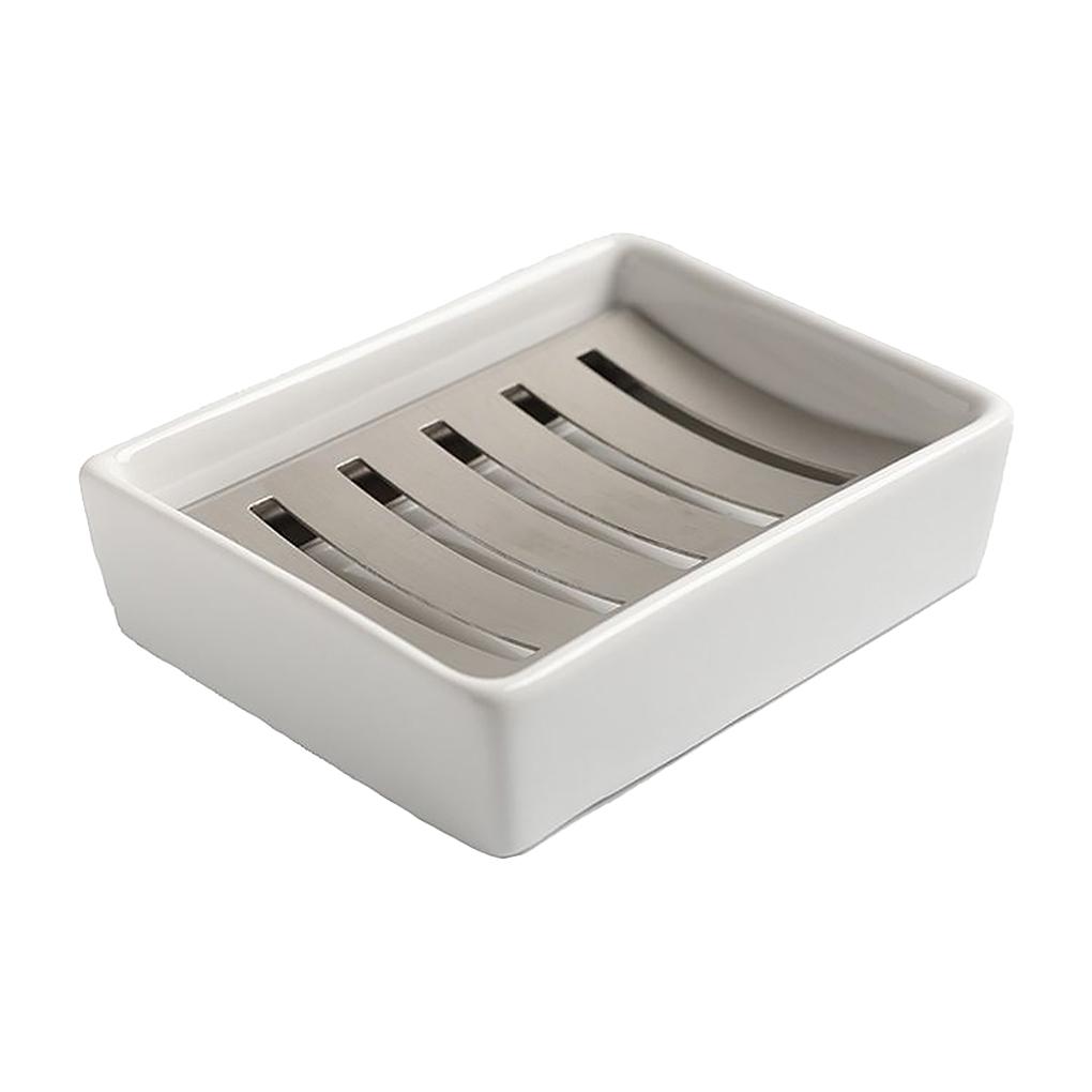 

Sponge Holder Bathroom Sink Washbasin Brush Tray Washing Storage Organizer Household Plate Reusable Washroom Rectangular