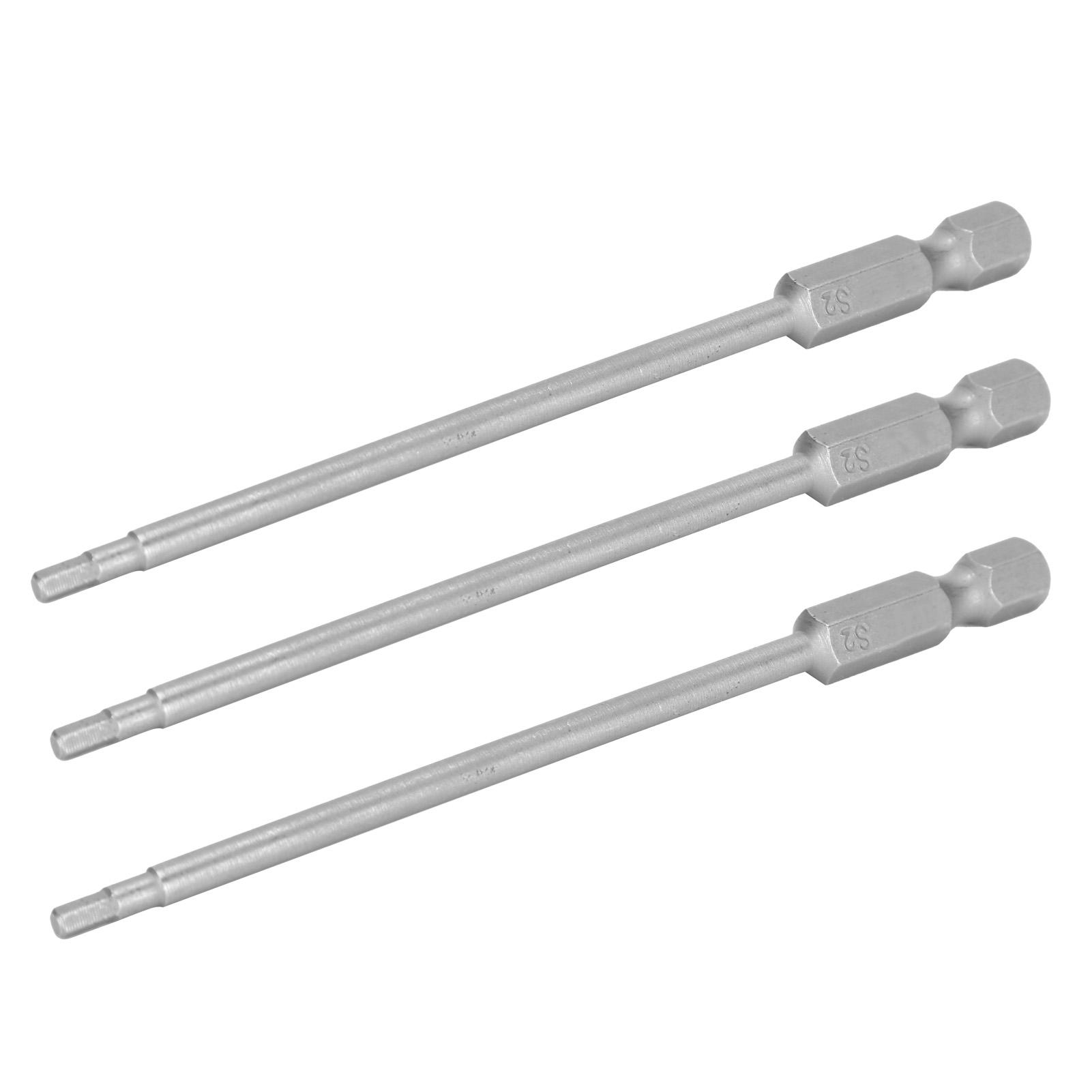 

10 шт. 2,5 мм магнитные биты для отвертки легированная сталь 1/4 дюйма шестигранный хвостовик биты аксессуар