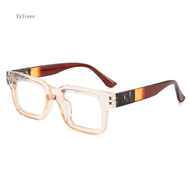 Luxury  Design Square Concave Frame Blue Light Women Farsightedness Reading Glasses Degrees 0 +1.5 +2.5 +3.5 +4.5 Eyeglass